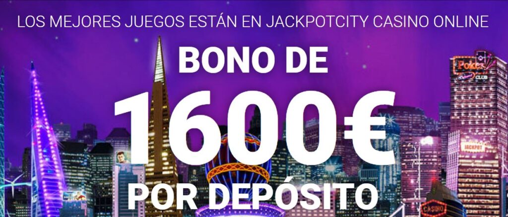 Bonos de Jackpotcity Casino